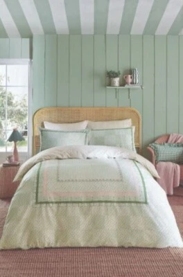 Cath Kidston Archive Book Pistachio Green Bedding Set With Pillowcases – 4 Sizes - Image 1 of 4