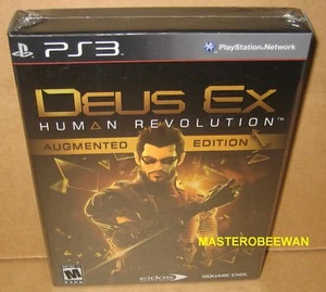 Deus Ex: Human Revolution Edición Aumentada (PlayStation 3, 2011) PS3 Nuevo Sellado - Imagen 1 de 3