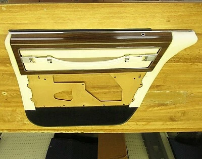 RARE 1977-1978 CADILLAC SEDAN DEVILLE RH REAR DOOR PANEL WHITE---WITHOUT ARMREST - Image 1 of 4