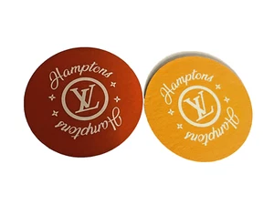 Louis Vuitton Hamptons Fiesta de Verano VIP Posavasos de Papel Juego de dos - Imagen 1 de 2