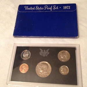 1972 S US Coins Proof Set in Original Box - Picture 1 of 7