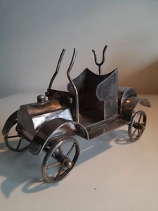 Handgefertigtes versilbertes altes Automodell einzigartig, selten Vintage - Bild 1 von 17