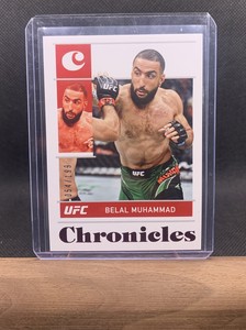 2022 UFC Panini Chronicles Belal Muhammad Red #54/199