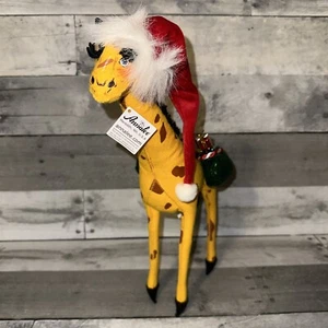 ANNALEE 2005 15" JIRAFA NAVIDAD CON REGALOS! 809605 ¡GRANDE Y COLORIDO! - Imagen 1 de 11