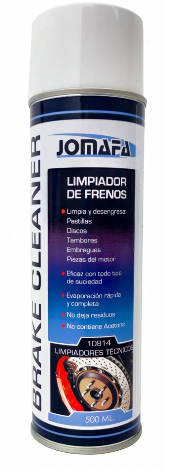 JOMAFA LIMPIADOR DE FRENOS DE DISCO, EMBRAGUE, PASTILLAS, TAMBOR 500ML - 10814