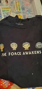2016 STAR WARS CELEBRATION EUROPE EXCLUSIVE T-SHIRT EMOJI FORCE AWAKENS POE REY  - Picture 1 of 1