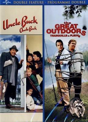Uncle Buck + The Great Outdoors  -  John Candy - Double Feature  - New DVD - Image 1 of 2