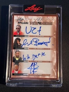 LIL VERT/YACHTY/DURR/BABY 2023 Leaf Decadence Pop Century PERFORMERS Auto SP /10