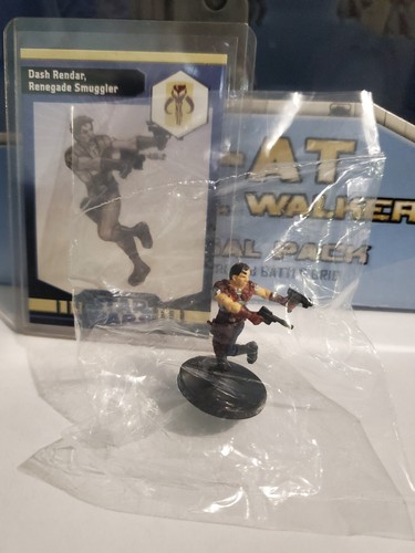 2009 Star Wars Miniature Dash Rendar, Renegade 29/40 VR new in package ...