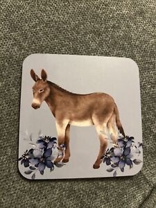 Donkey Drinks Coaster Farm Animal Homewear Gift