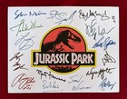 Jurassic Park Title Card Cast-Signed- 8.5 x 11- Autograph Reprints