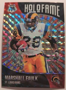 Marshall Faulk 2021 Panini Mosaic Football Silver Prizm Holo Fame St Louis Rams - Picture 1 of 2