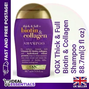 Champú OGX Thick & Full + Biotina y Colágeno 88,7 ml - Imagen 1 de 6
