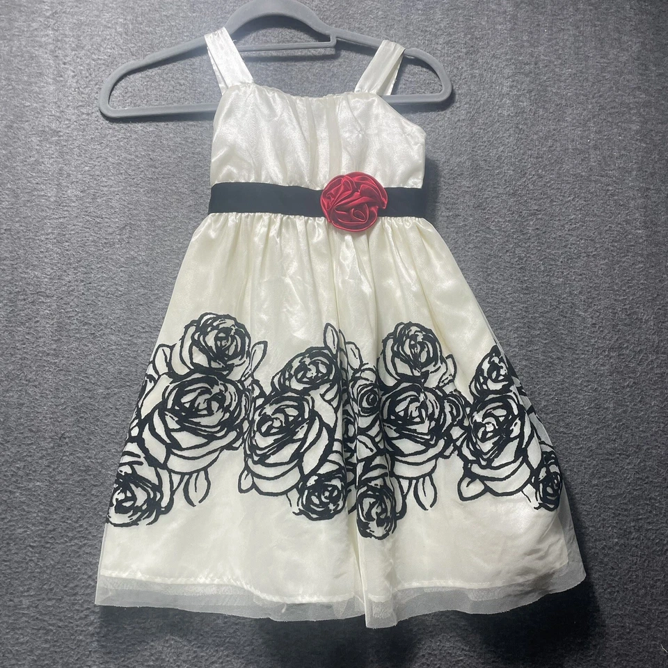 Vestido PINKY Vacaciones Ocasión Especial Niña Negro y Marfil Talla 7 Foto 1 de 4