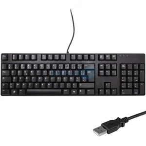 L30U 0N249F French AZERTY Wired USB Slim Keyboard For PC - Picture 1 of 3