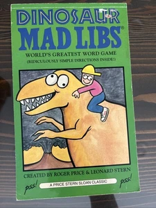 Mad Libs Dinosaur From 2000s - Picture 1 of 4