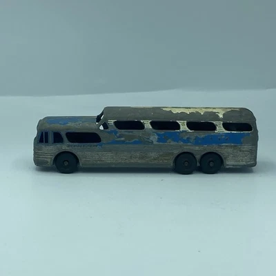 Autobús turístico vintage de los años 60 TOOTSIE TOYS diecast Greyhound Scenicruiser Coach Foto 1 de 4