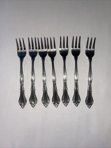 Rogers stainless steel flatware, specifically salad/dessert forks Korea Set # 7 - Picture 1 of 6