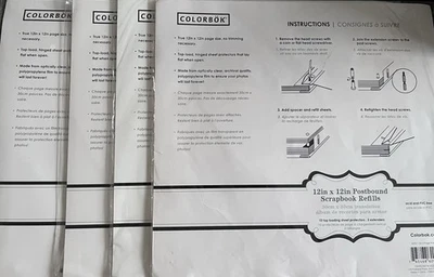 Paquete de 10 protectores de página Colorbok 12 x 12 páginas de recarga Colorbok (paquete de 10) Foto 1 de 4