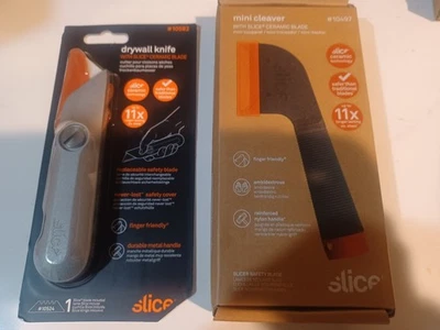 Juego de cuchillos de hoja de cerámica de 3 piezas - EDC bolsillo, paneles de yeso y mini cuchilla Foto 1 de 4