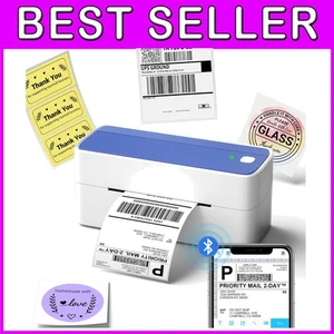 High-Speed 4x6 Bluetooth Thermal Label Printer for eBay, UPS, Shipping Needs - Picture 1 of 11