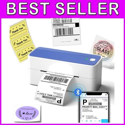 High-Speed 4x6 Bluetooth Thermal Label Printer for eBay, UPS, Shipping Needs - Image 1 of 4