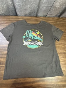Jurassic Park Kids Size XL T-Shirt Dinosaurs By Jurassic World **Gray** - Picture 1 of 6