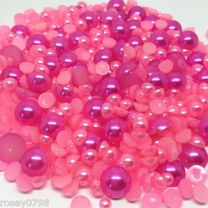 Beads Pearls Rhinestones Flat Backs Embellishment Cabochons Card Making Gems 40g - Picture 1 of 10
