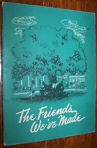 C1940 VINTAGE NAN GREY WESTBRIDGE CT BOOK OF FRIENDS NEAT LOCAL HISTORY - Picture 1 of 1