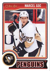 2014-15 O-Pee-Chee Penguins Hockey Card #36 Marcel Goc