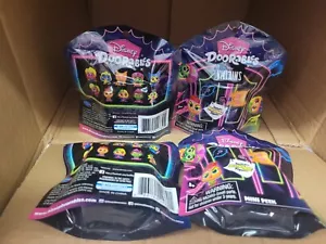 DISNEY DOORABLES VILLAINS BLACKLIGHT FIGURES BOX OF 24 PIECES BRAND NEW - Picture 1 of 4