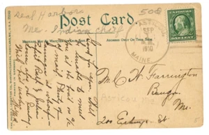 ME-MAINE=ASTICOU-4 Bar Cxl-PPC Asticou Inn,Asticou,Me-1910 - Picture 1 of 2