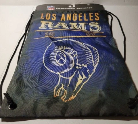 LOS ANGELES RAMS THROWBACK LOGO DRAWSTRING BACKPACK REPRESENT Cover