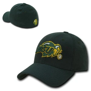 NCAA NDSU North Dakota State Bison U Low Constructed Flex Acrylic Caps Hats - Picture 1 of 1