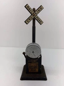 Marx O Gauge Signal With Bell Sign Railroad Crossing - Picture 1 of 8