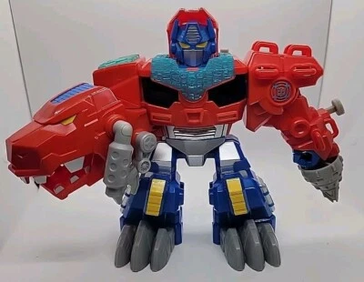 Transformers Playskool Heroes Rescue Bots Optimus Primal Figure Working - Image 1 of 2