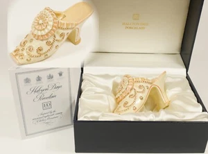 Schöner Neu in Verpackung Halcyon Days feines Porzellan 2002 Schuh des Jahres georgianischer Stil - Bild 1 von 6