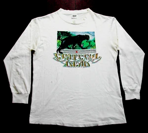 Camiseta Grateful Dead Camiseta De Colección 1989 Rainforest Panther Leaves Mikio GDM L - Imagen 1 de 11