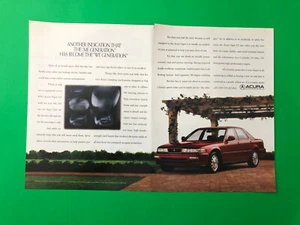 1993 ACURA VIGOR GS VINTAGE ORIGINAL PRINT AD ADVERTISEMENT PRINTED - Foto 1 di 1