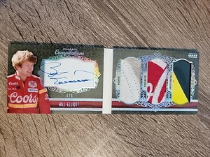 2010 Press Pass Five Star Nascar Racing Booklet Bill Elliott 1/5 Patch Auto - Picture 1 of 7