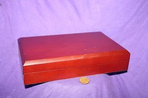 Wood trinket box jewelry box D - Picture 1 of 3