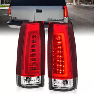 ANZO 311346 TAIL Light Set FITS 1999 2000 cadillac escalade led taillights chrom - Picture 1 of 8
