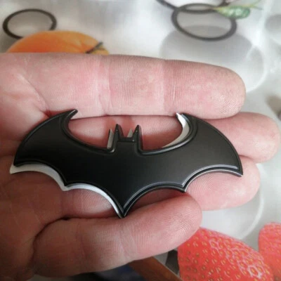 1PC Black 3D Metal Chrome Emblem Badge Decal Sticker Car Accessories Universal — 第 1/4 张图片