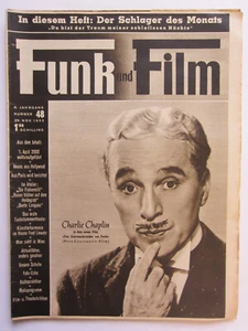 FUNK UND FILM 48/1952 - CHARLIE CHAPLIN, JOHN WAYNE, STEWART GRANGER - AUSTRIAN - Picture 1 of 1