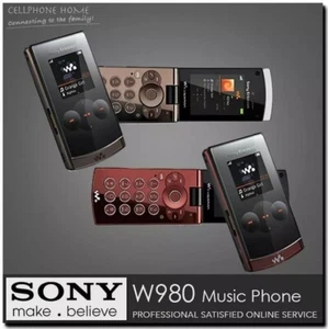Sony Ericsson W980 W980i 3G HSDPA 2100 2G GSM 850 900 1800 1900 Flip Cellphone - Picture 1 of 14