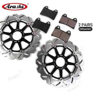 Front Brake Disc Rotor + Organic Brake Pads For Ducati 748 Biposto 1999-2002 - Foto 1 di 10