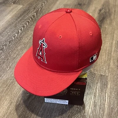 MLB Los Angeles Angels Hat Baseball Dad Cap Red MLB Youth Child Petite Women - Image 1 of 4
