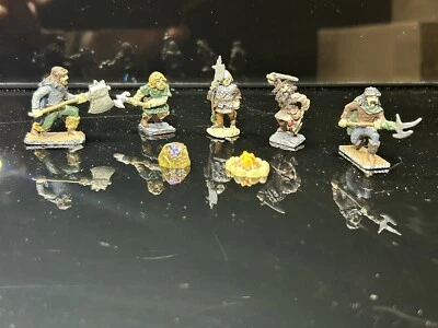 Dungeons & Dragons Figurines Small Lot Around Stone & Fire - Image 1 of 4