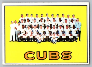 1967 TOPPS #354 CHICAGO CUBS TEAM CARD W/BANKS/SANTO/JENKINS/B. WILLIAMS - Picture 1 of 3