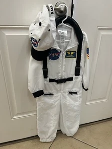 NASA Astronaut Suit Halloween Costume Toddler Size 2-4T Dream Weavers + Hat! - Picture 1 of 10